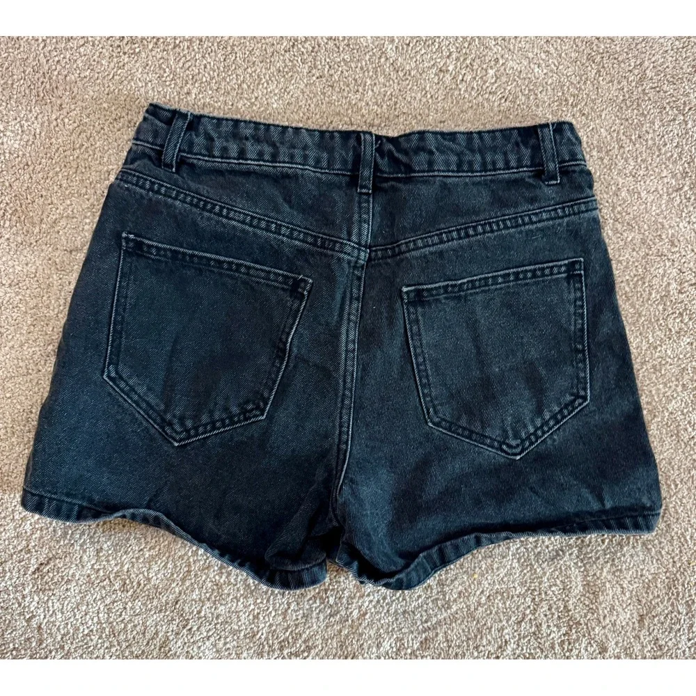 Vintage Future Collective Black Denim Mini Skort Women's Size 2‎